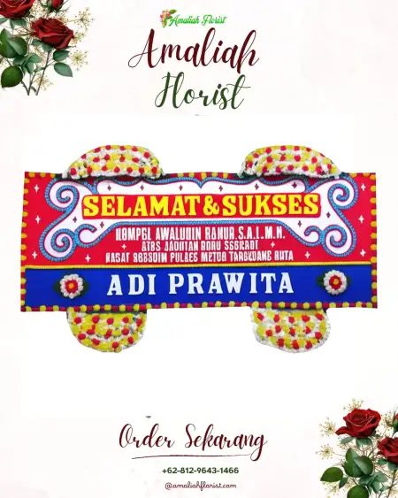 Papan Bunga Ucapan Selamat Sumberadi